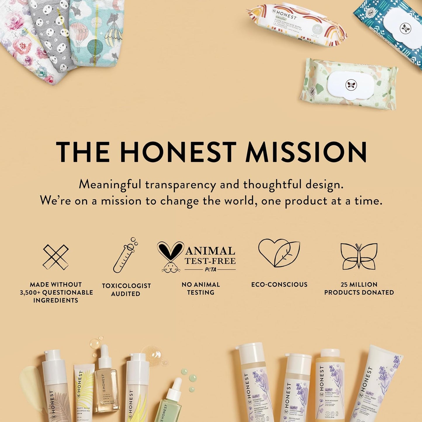 The Honest Company 2-in-1 Cleansing Shampoo + Body Wash for Sensitive Skin | Gentle for Baby | Naturally Derived, Tear-free, Hypoallergenic | Fragrance Free, 10 fl oz