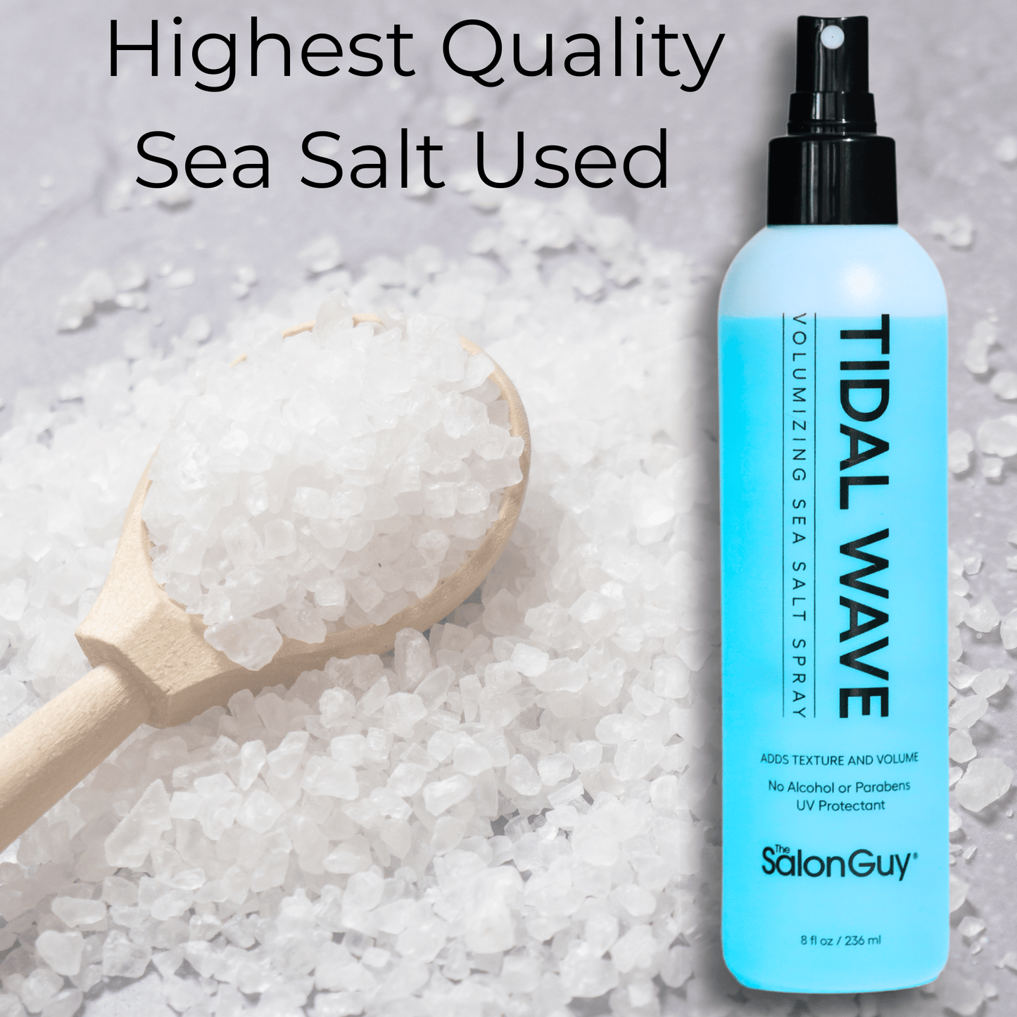 TheSalonGuy Tidal Wave Sea Salt Spray for Hair | Adds Volume & Texture Beach Waves for Men & Women