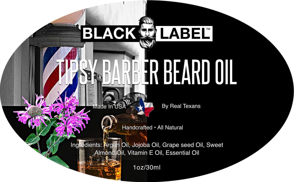 Tipsy Barber Beard Oil Blacklabel Beard Company