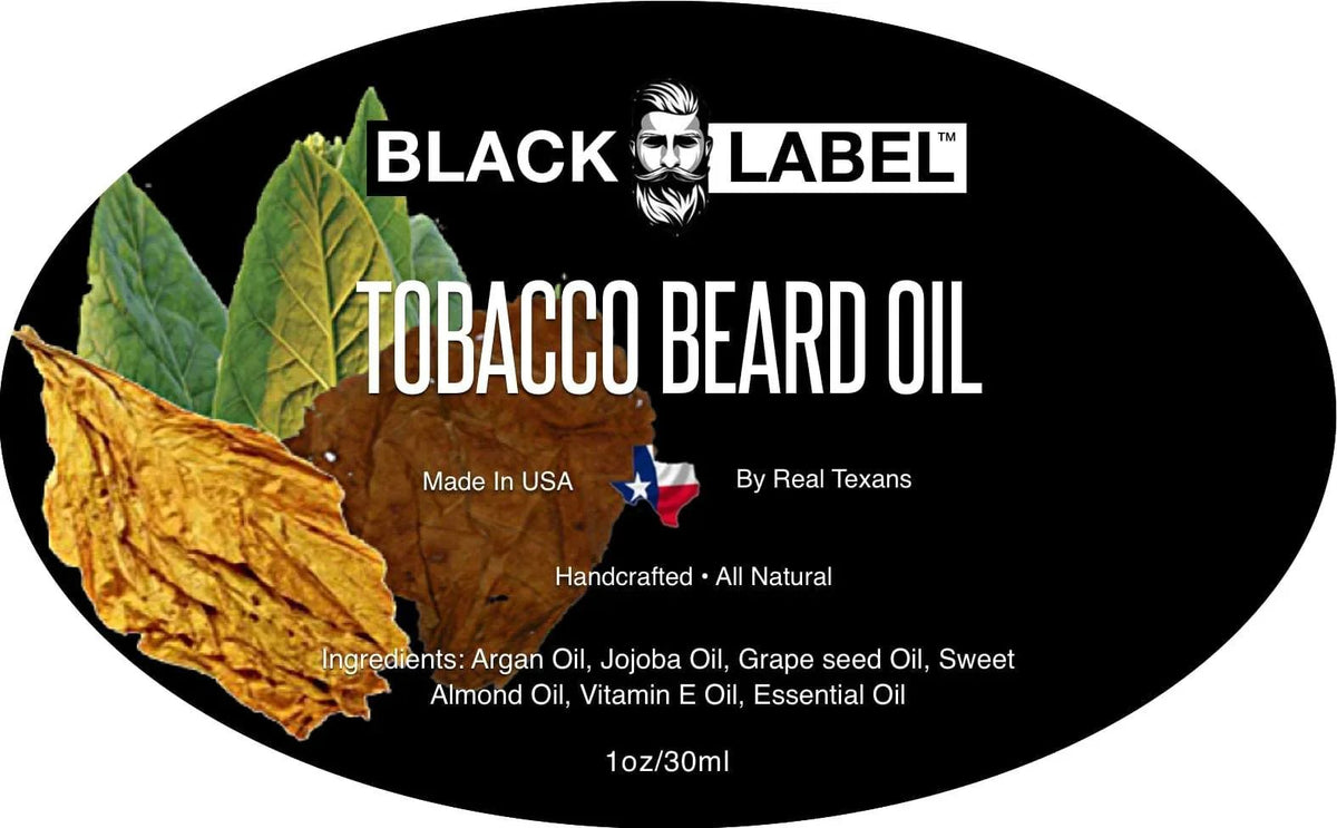 Tobacco Beard Oil Blacklabel Beard Company