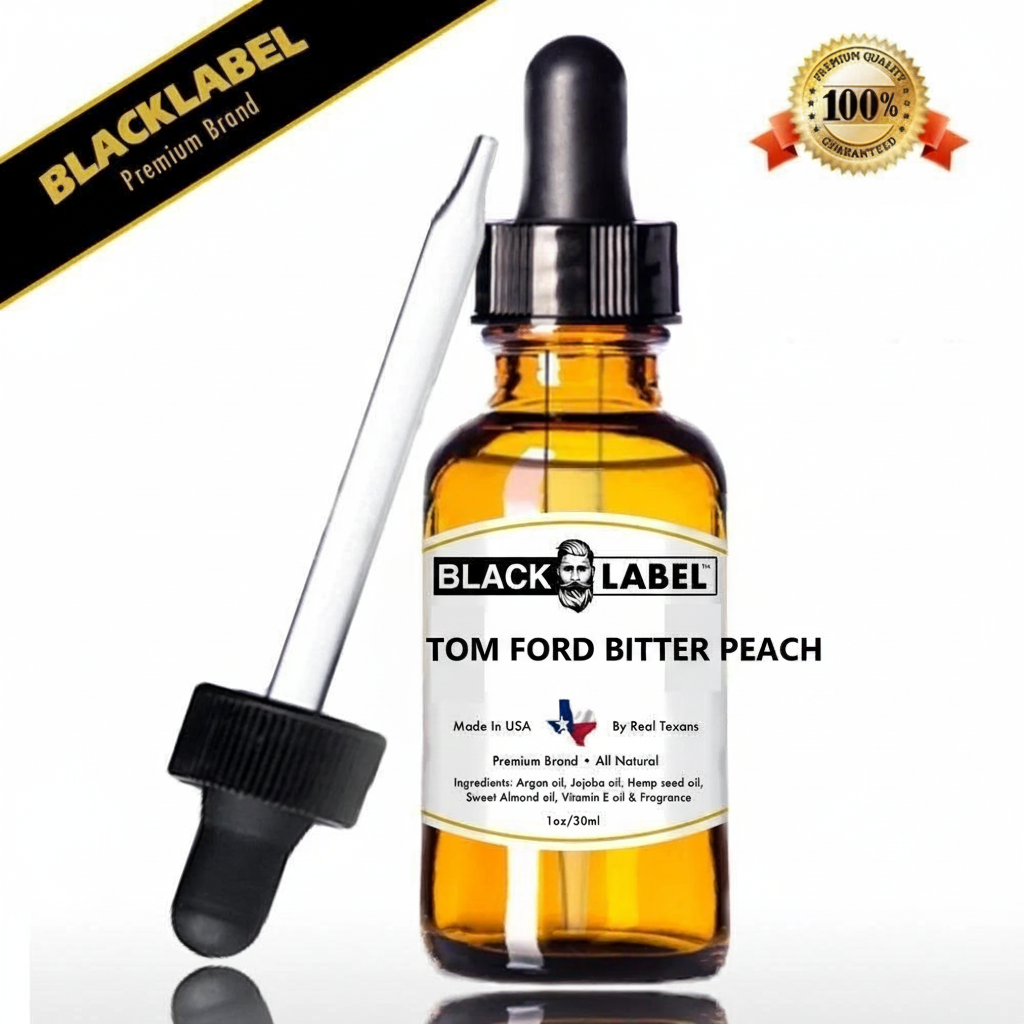 Tom Ford Bitter Peach Cologne Scented Beard Oil Blacklabel Beard Company