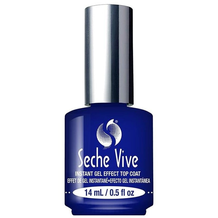 Seche - Vive - Instant Gel Effect Top Coat 16oz + 4 x .5oz Queen Nails & Beauty Supplies