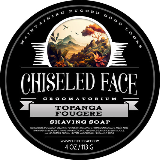 Topanga Fougère - Shaving Soap Chiseled Face