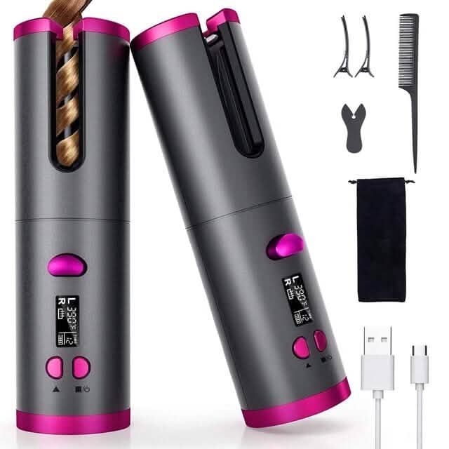 Unbound Cordless Automatic Hair Curler DailySale