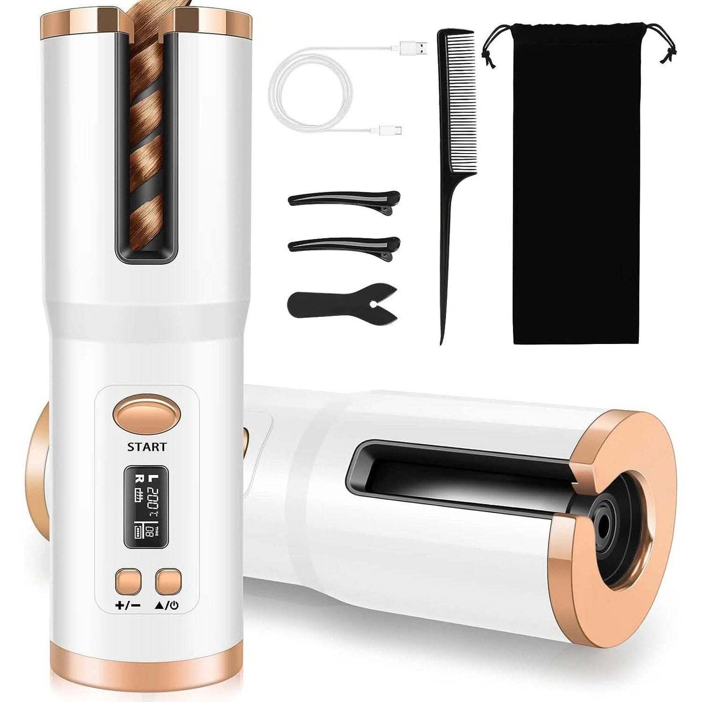 Unbound Cordless Automatic Hair Curler DailySale