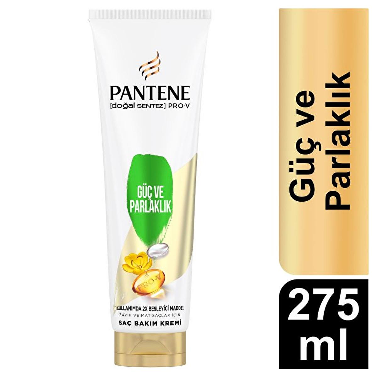 Pantene Nature Fusion Hair Care Cream for Weak & Lifeless Hair - Nourishing, Strengthening & Shine - 9.30 fl oz Beauty Care Bag