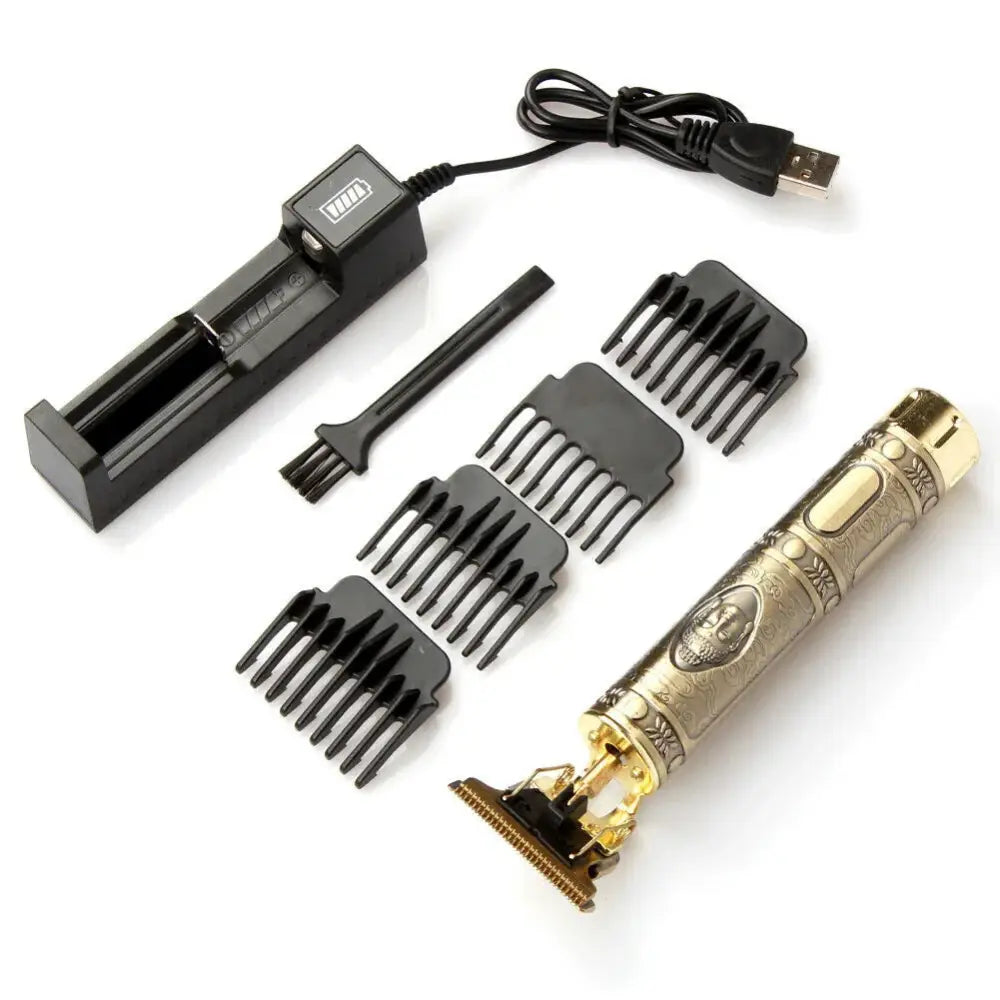 Ornate Gold Cordless Professional Beard and Hair Trimmer ARBA Global