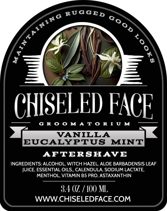 Vanilla Eucalyptus & Mint - Aftershave Splash Chiseled Face