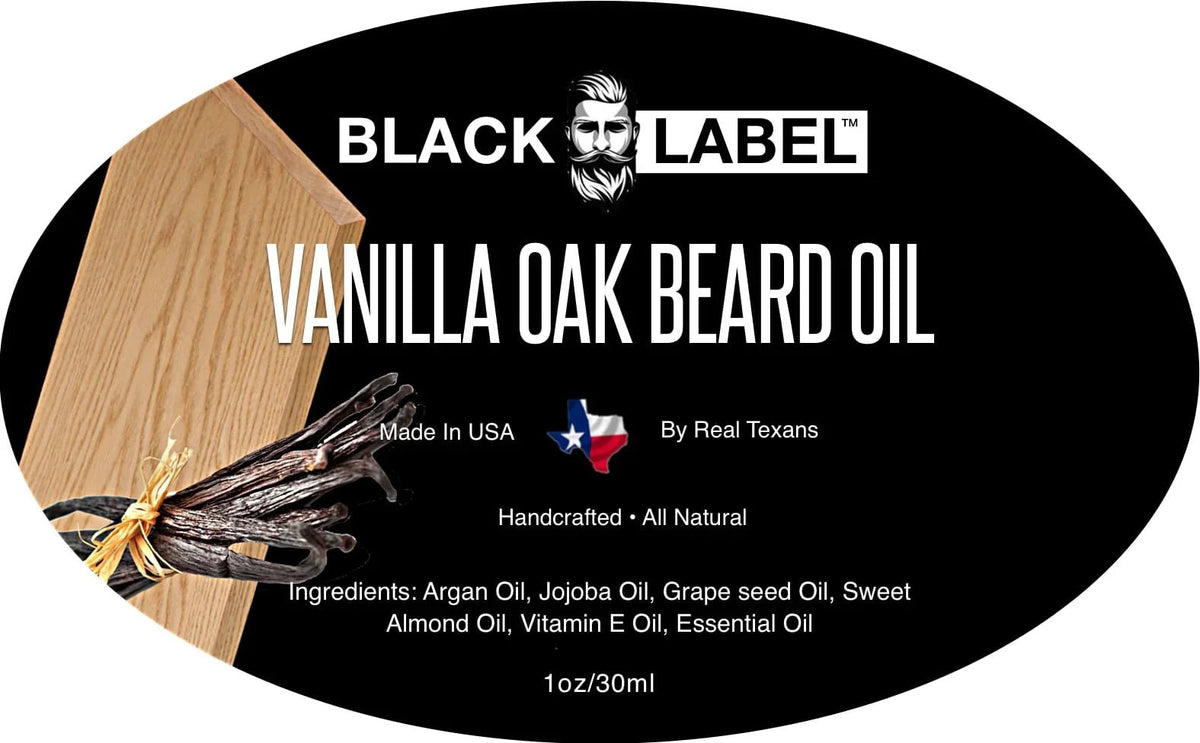 Vanilla Oak Beard Oil Blacklabel Beard Company