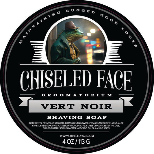 Vert Noir - Shaving Soap Chiseled Face