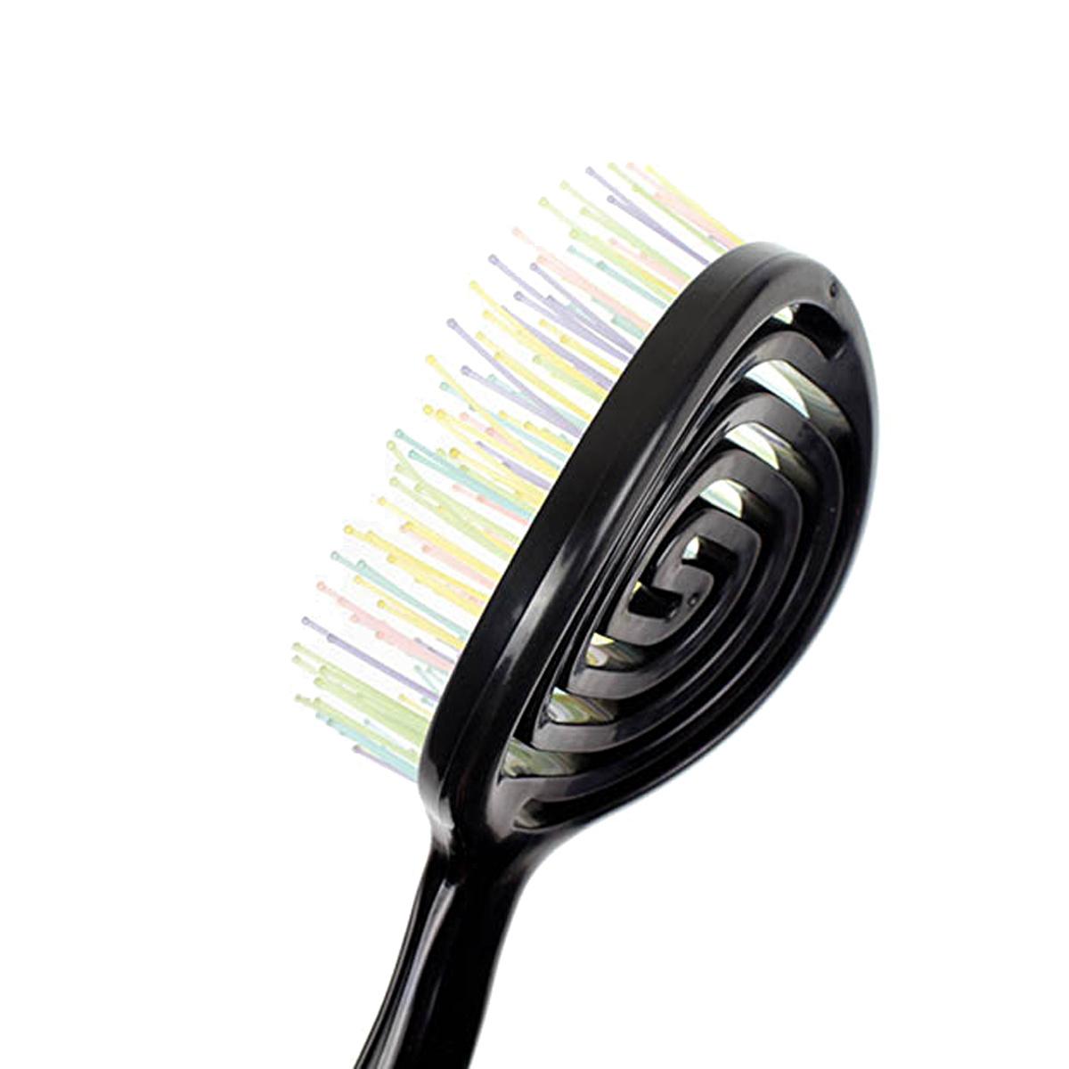 Nascita Pro Three-Dimensional Oval Hair Brush with GemTips Technology - Gentle Detangling, Anti-Static, Hair Care Beauty Care Bag