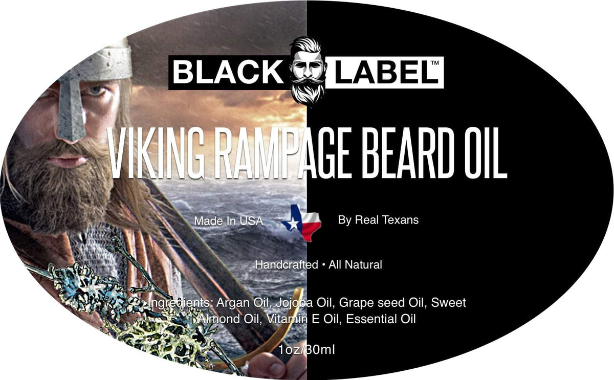 Viking Rampage Beard Oil Blacklabel Beard Company