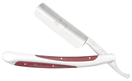 YANAKI PERMANENT BLADE STRAIGHT RAZOR - MAHOGANY (#YK101)