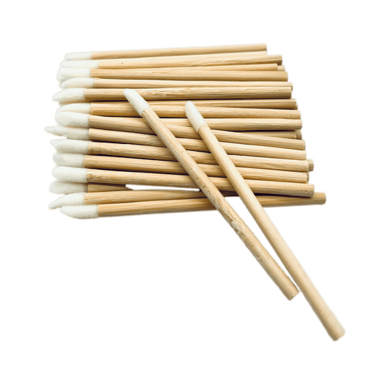VIP Eyelash Lip Brush with Bamboo Handle, 50 pcs/Bag VIP Extensions