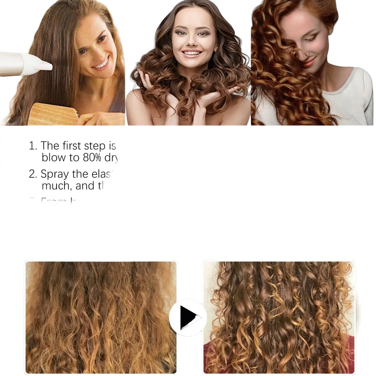 Volumizing Hair Spray Fluffy Styling Gel 100ml ARBA Global