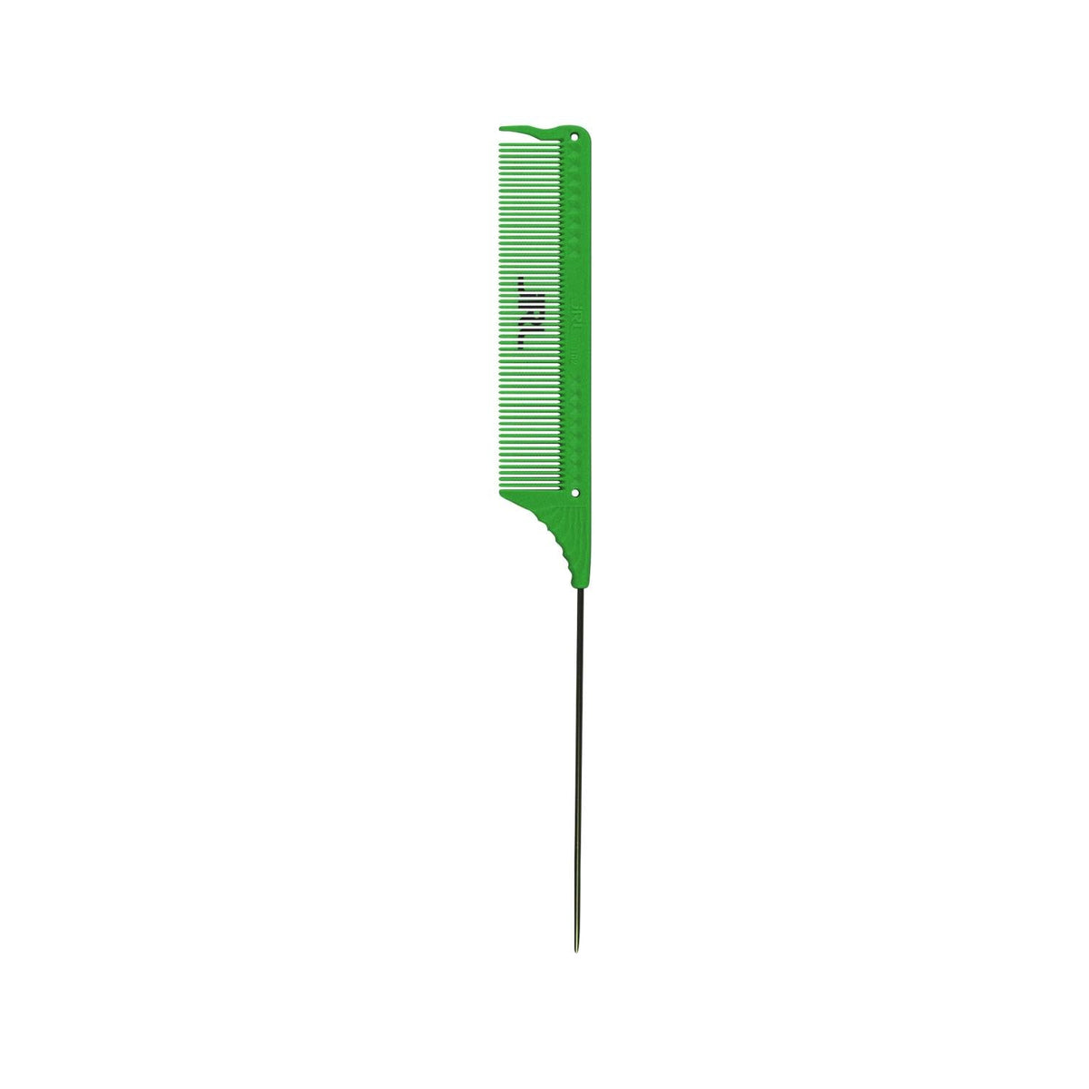 JRL Professional J102 Fine Tooth Pin Tail Comb Green Beauty Care Bag