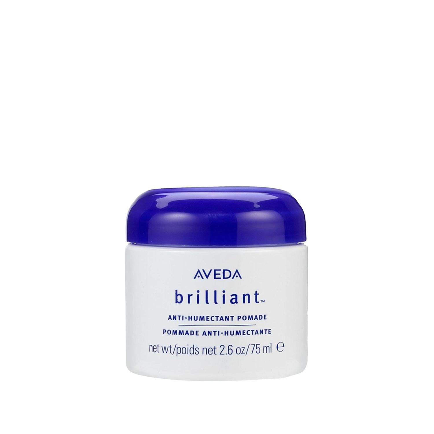 Aveda Brilliant Anti-Humectant Hair Pomade for Frizz Control & Humidity Resistance - 75ml Beauty Care Bag
