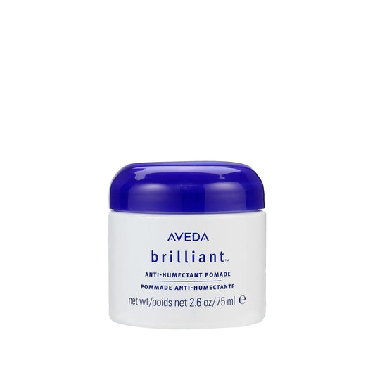 Aveda Brilliant Anti-Humectant Hair Pomade for Frizz Control & Humidity Resistance - 75ml Beauty Care Bag