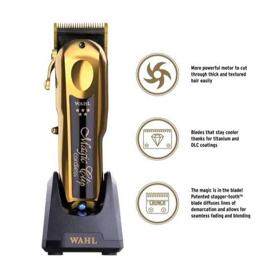 Wahl Cordless Gold Magic Clip The Barber Plug