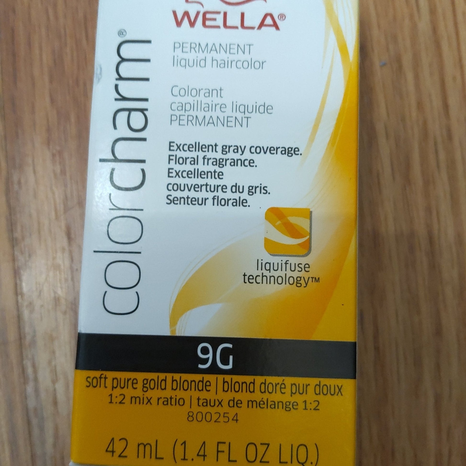 Wella Color Charm Liquid Hair Color 9G Pure Golden Blonde VIP Extensions