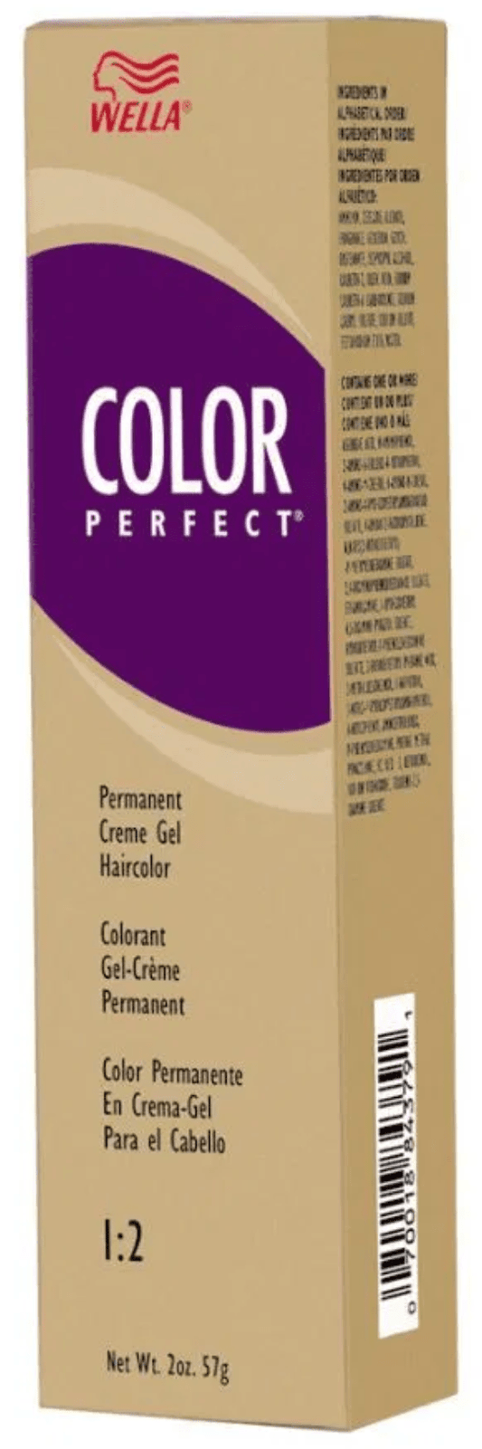 Wella Color Perfect Permanent Creme Gel 1:2 BB Blonding Cream VIP Extensions