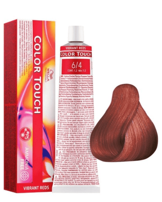 Wella Color Touch 6/4 (Dark Blonde/Red) 2 oz VIP Extensions