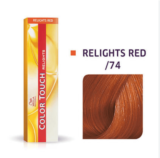 Wella Color Touch Relights Demi-Permanent Hair Color 1:2 /74 Brown Red VIP Extensions