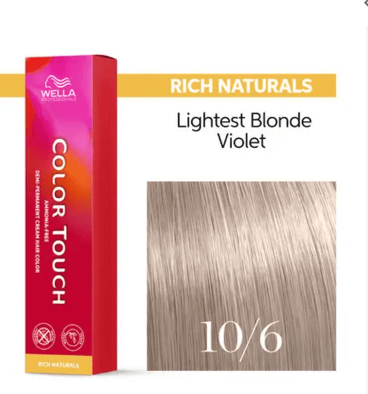 Wella Koleston Perfect Permanent Creme Hair Color 10/6 Lightest Violet Blonde VIP Extensions