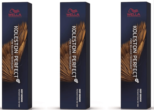 Wella Koleston Perfect Permanent Creme Hair Color 7/ Pure Brown VIP Extensions
