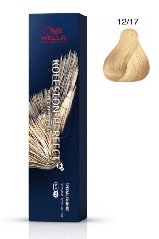 Wella Professionals Koleston Perfect Permanent Hair Color 12/17 Blonde VIP Extensions
