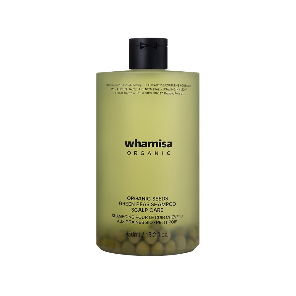 whamisa Organic Seeds Green Peas Shampoo Scalp Care 450ml Seoulia
