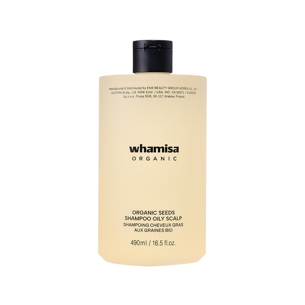 whamisa Organic Seeds Shampoo Oily Scalp 490ml Seoulia
