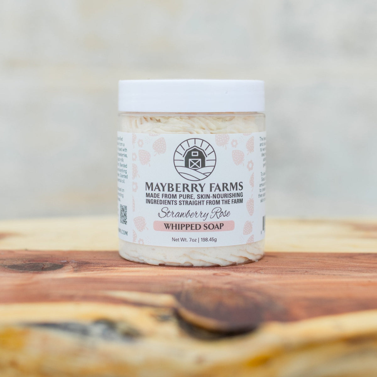 Whipped Soap & Shaving Cream with Goat Milk & Honey Mayberry Farms