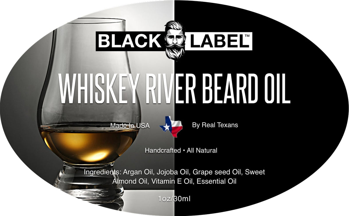 Whiskey River Beard Oil Blacklabel Beard Company