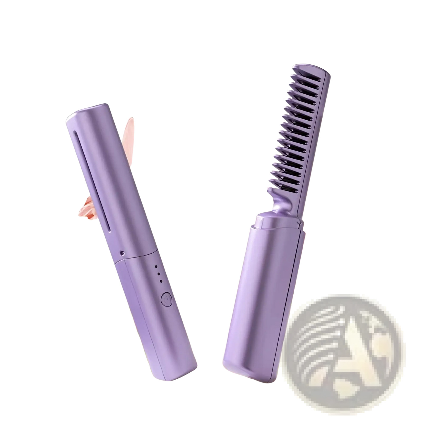 Wireless Hair Straightener Brush Portable Ceramic Comb ARBA Global