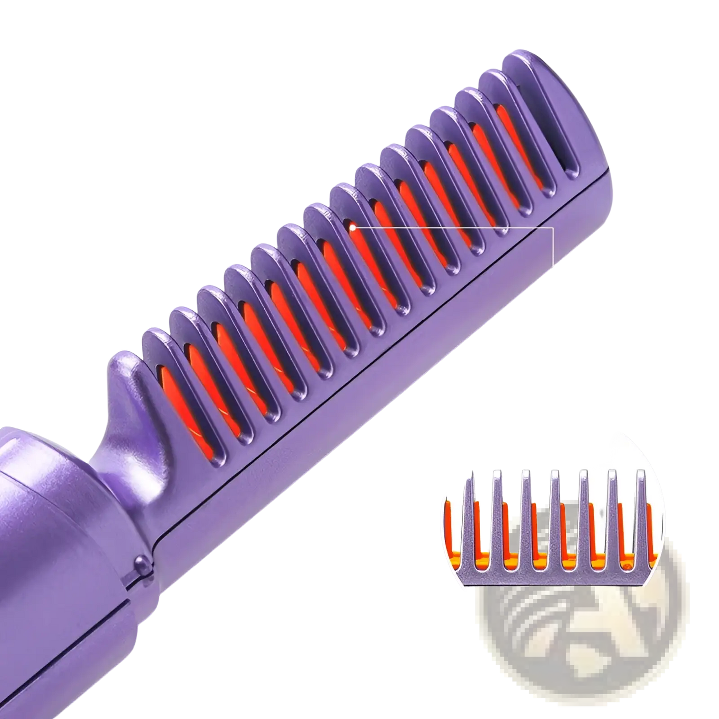 Wireless Hair Straightener Brush Portable Ceramic Comb ARBA Global