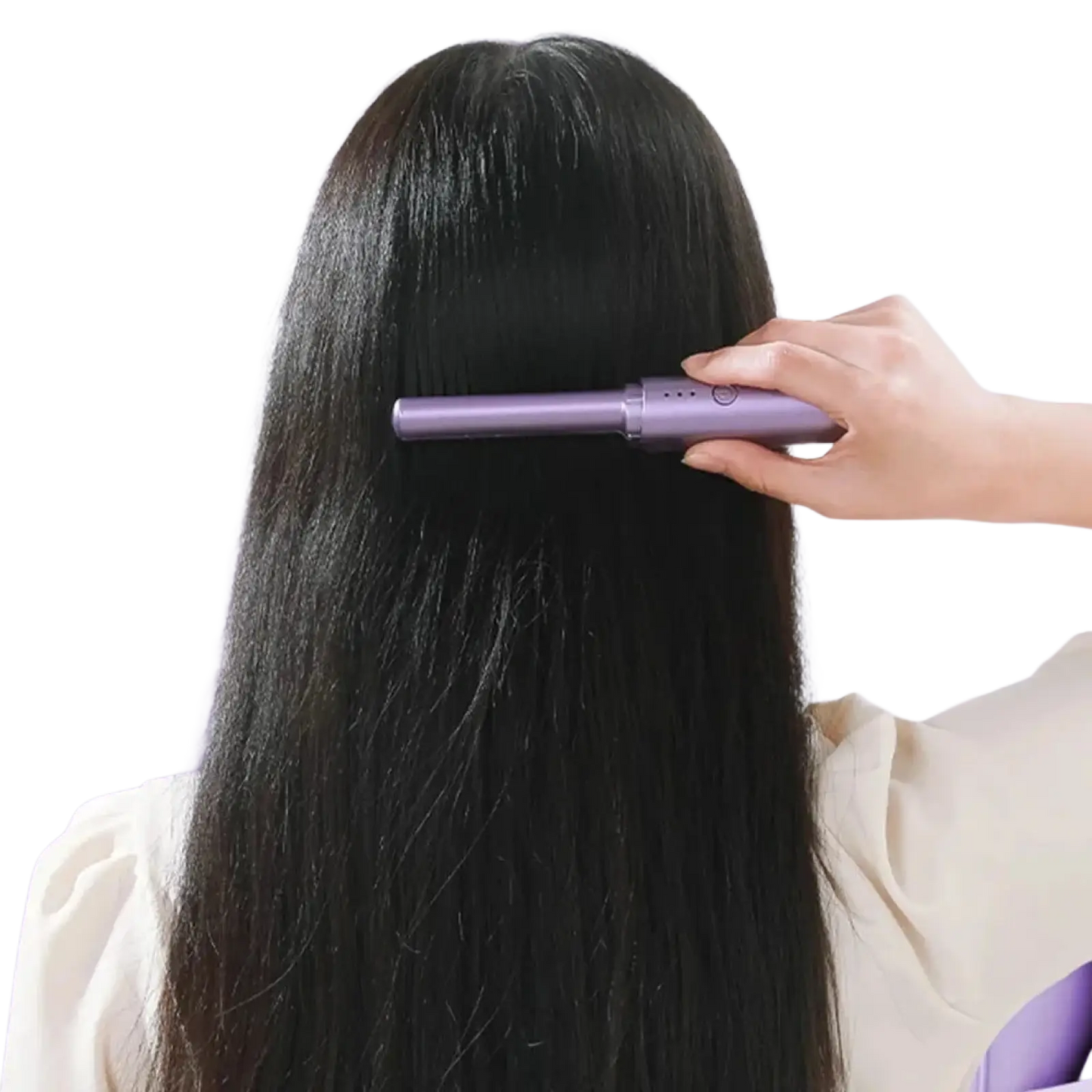 Wireless Hair Straightener Brush Portable Ceramic Comb ARBA Global
