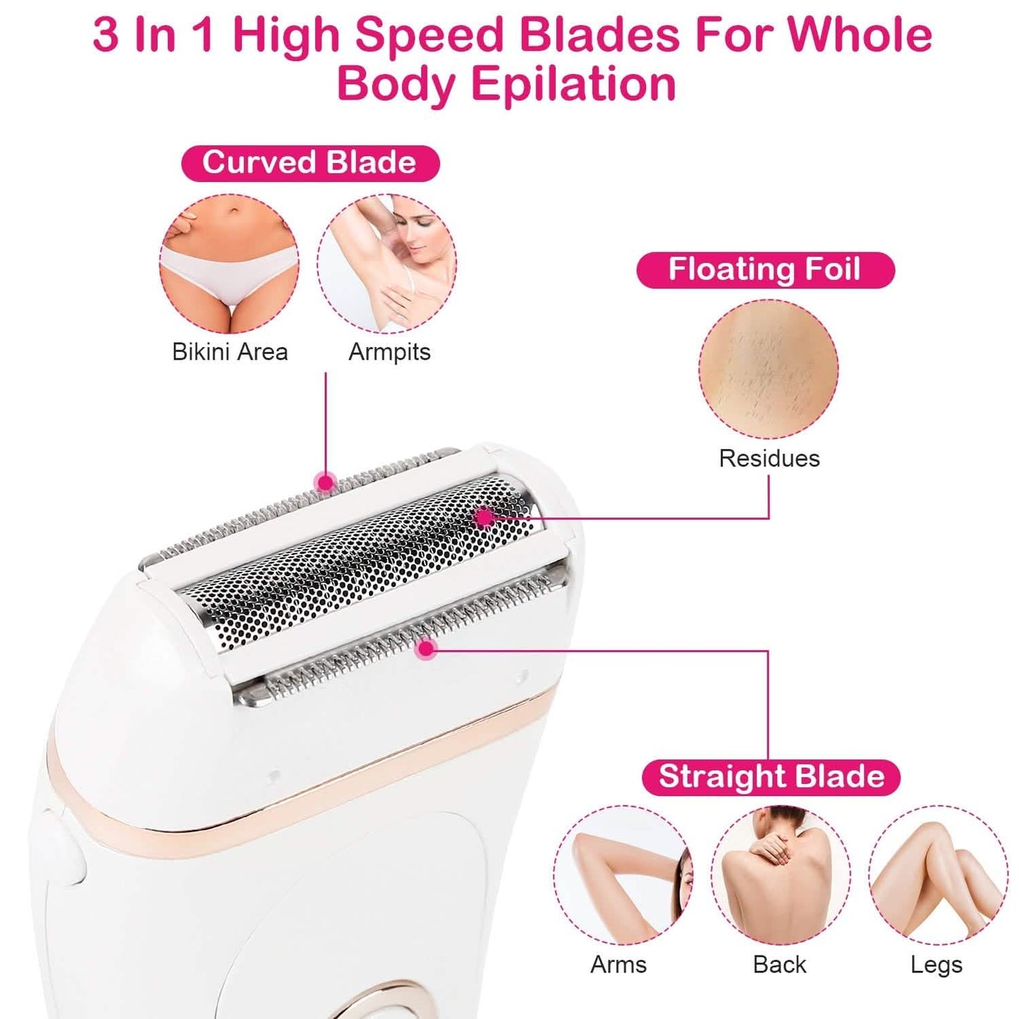 Women's Shaver Electric Hair Remover DailySale