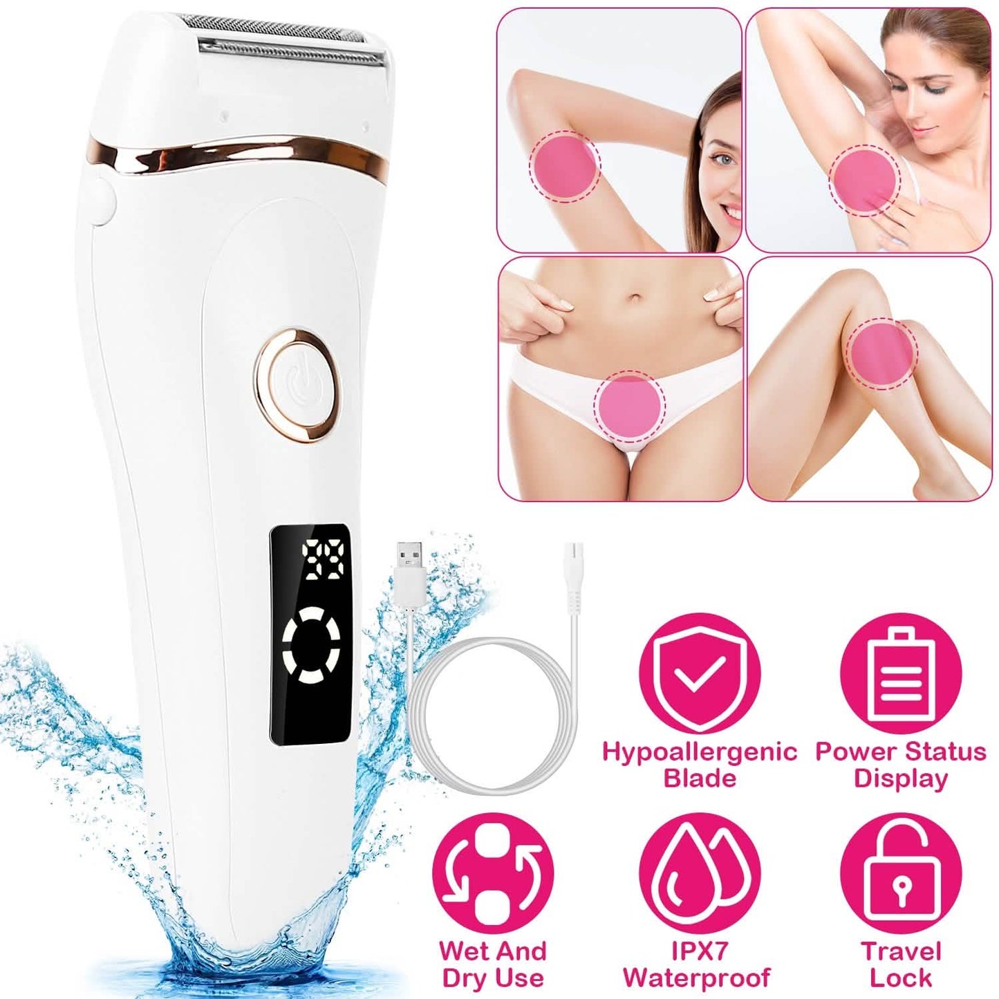 Women's Shaver Electric Hair Remover DailySale