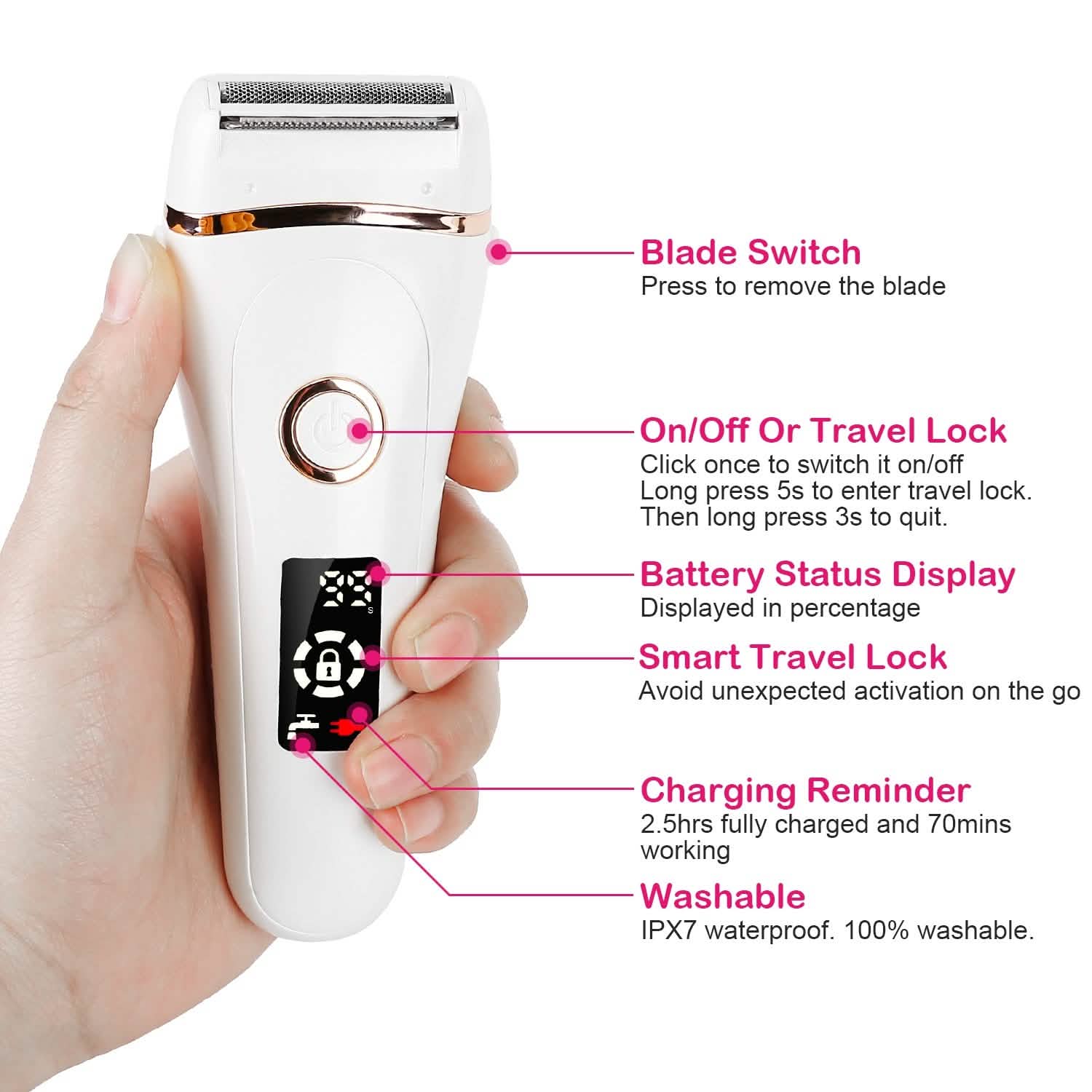 Women's Shaver Electric Hair Remover DailySale
