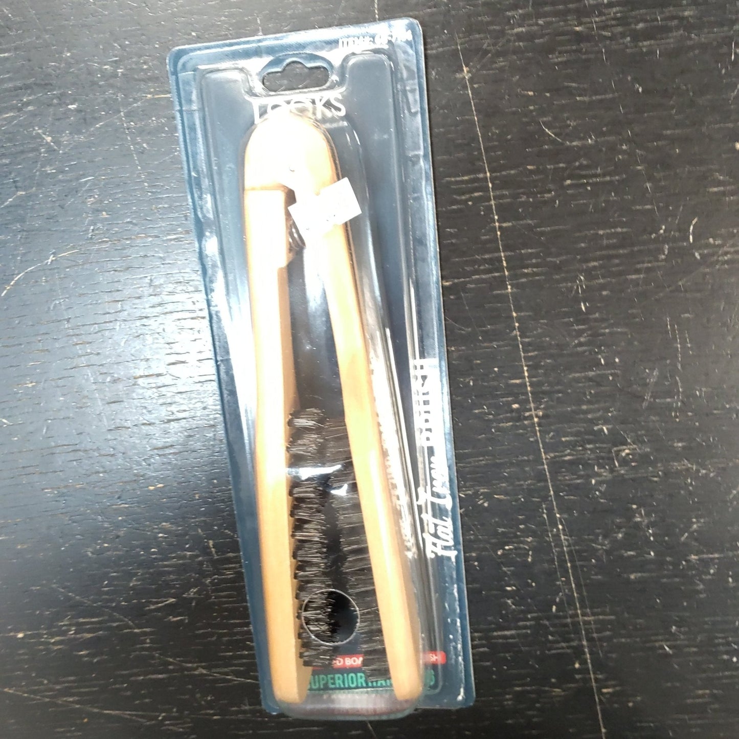 Wood Flat Iron Brush VIP Extensions