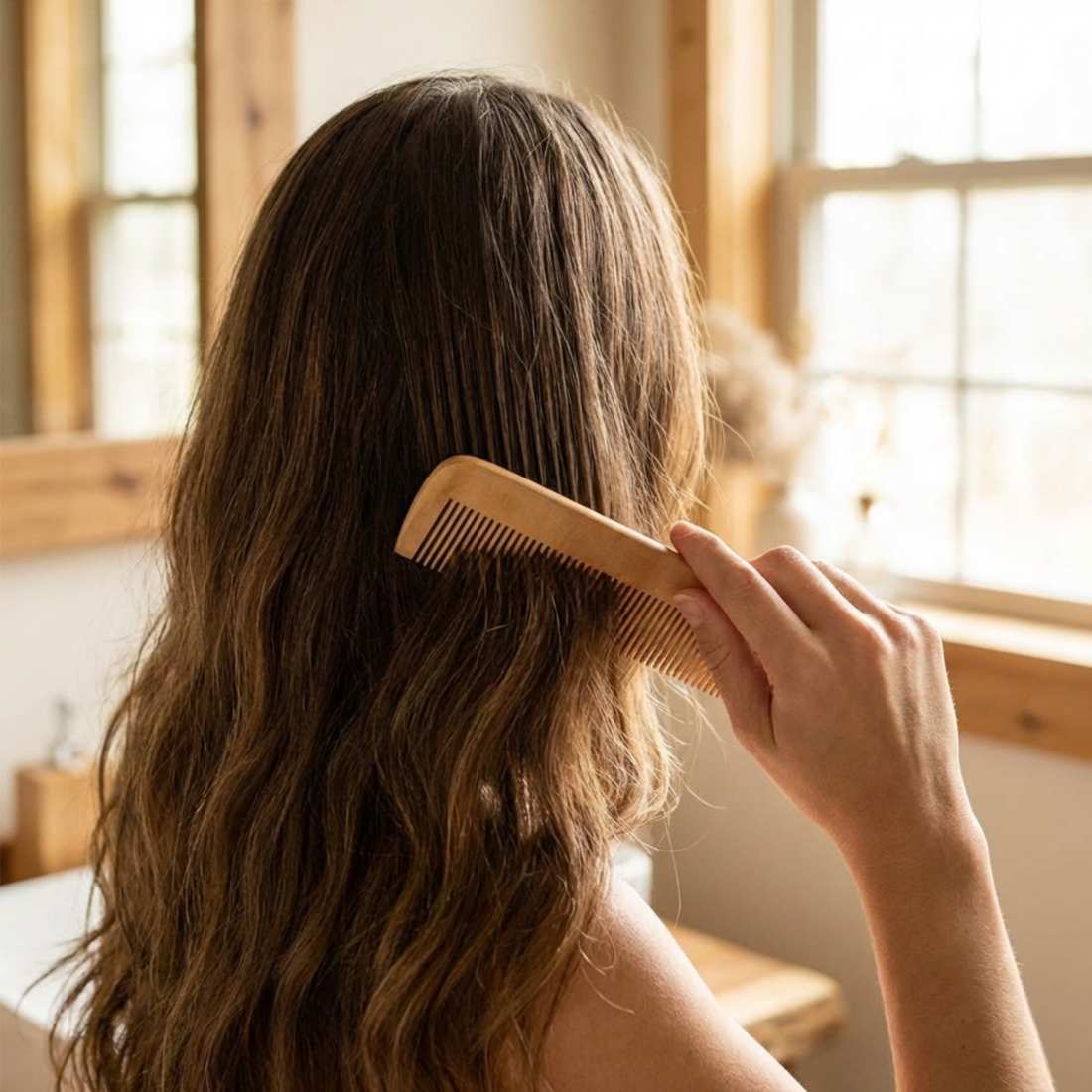 Wood Hair Comb Shave Essentials
