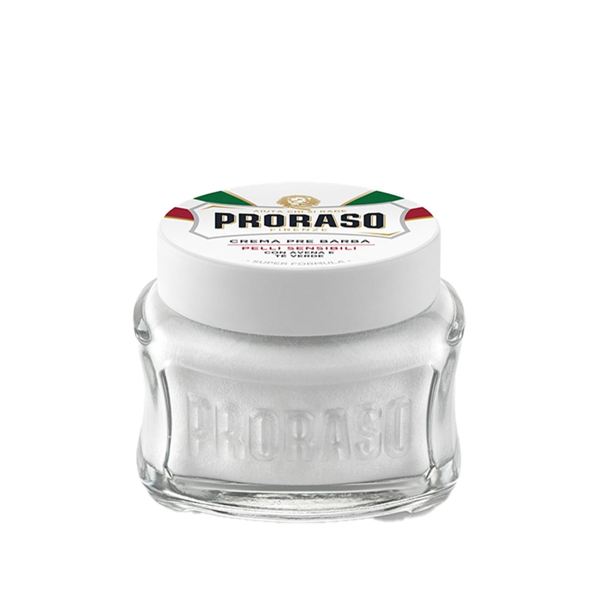 Proraso Pre-Shave Cream Sensitive Skin Green Tea & Oat 100 ml Beauty Care Bag