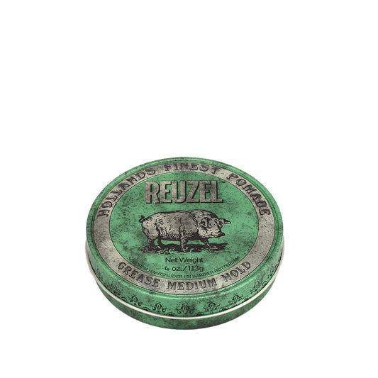 Reuzel Green Pomade Grease for Strong Hold Hairstyles - 113g Beauty Care Bag