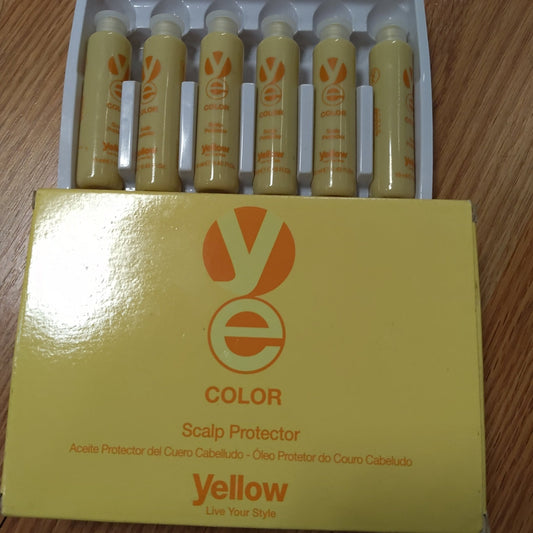 Yellow by Alfaparf Color Scalp Hair Protector, 12 Vials x 13ml VIP Extensions