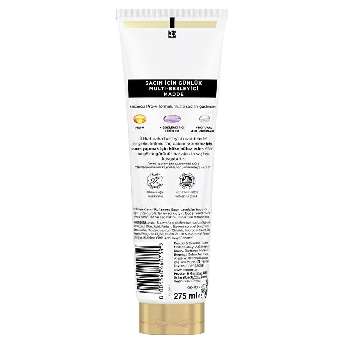 Pantene Nature Fusion Hair Care Cream for Weak & Lifeless Hair - Nourishing, Strengthening & Shine - 9.30 fl oz Beauty Care Bag