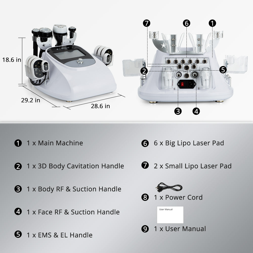 Shape Tactics S-Shape 3D Cavitation Body Contouring System Cavitation Machines