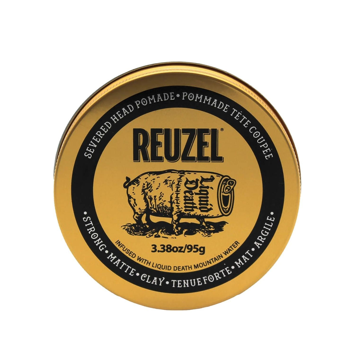 Reuzel Liquid Death Severed Head Clay Pomade 95g Beauty Care Bag