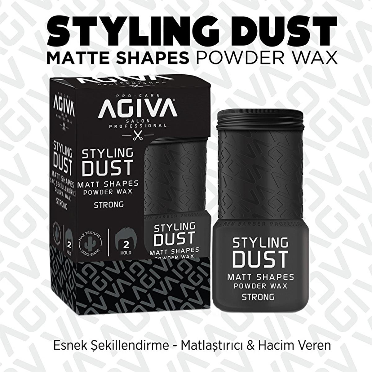 Agiva Hair Wax Powder 20g - Matte Finish, Volumizing & Oil Control for Men & Women Beauty Care Bag